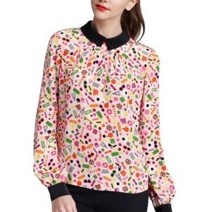Kate Spade KSNY x Darcel blouse size 0